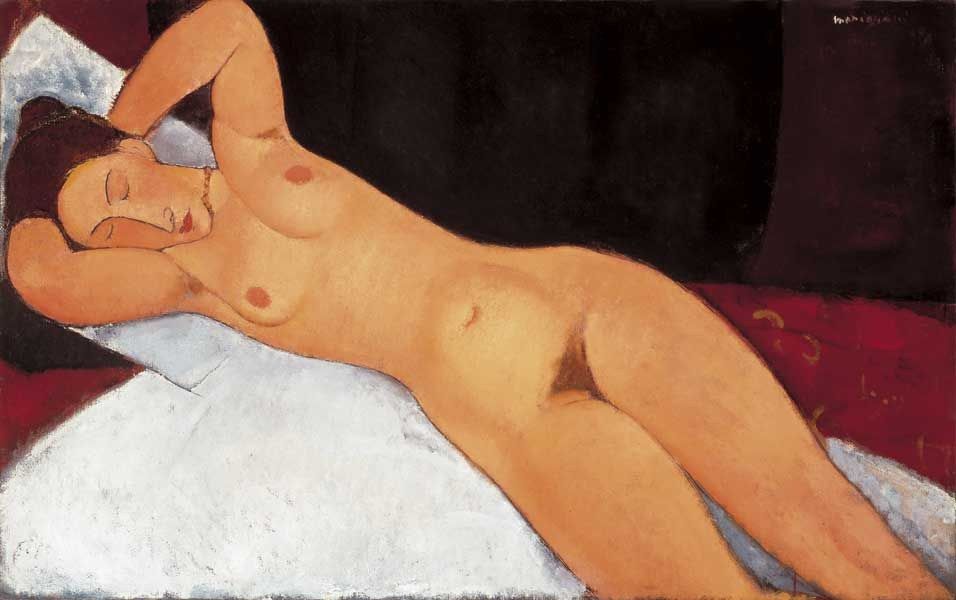 Amedeo Modigliani Nude with Necklace